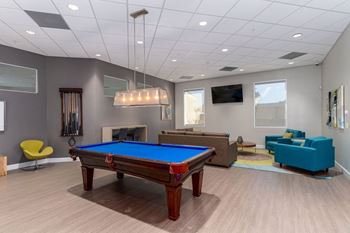 Wooden pool table 